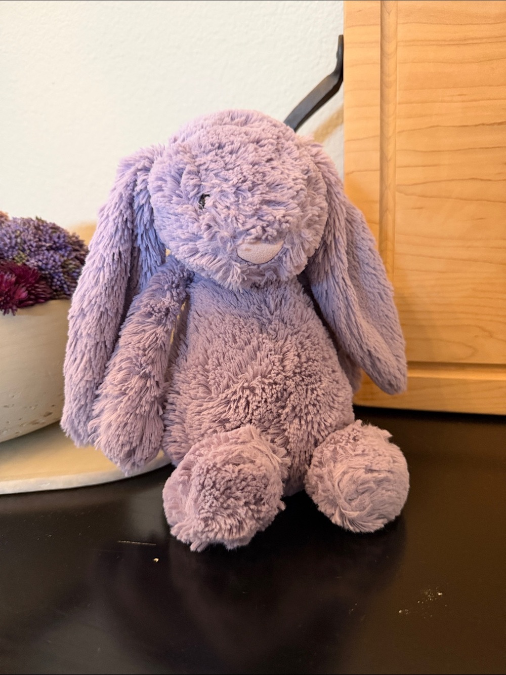 Jellycat Lavender Bashful Plush Bunny with Floppy Ears